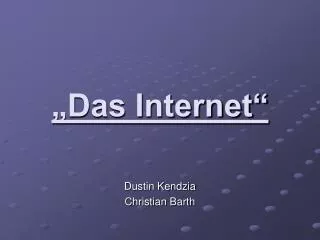 das internet