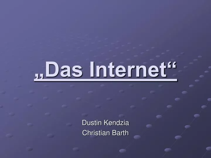 das internet