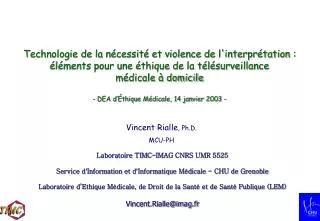vincent rialle ph d mcu ph