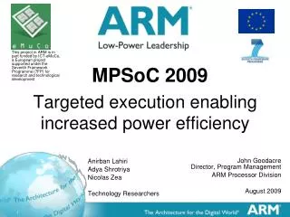 Targeted execution enabling increased power efficiency