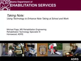 Taking Note: Using Technology to Enhance Note Taking at School and Work