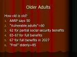 Older Adults - slide 1