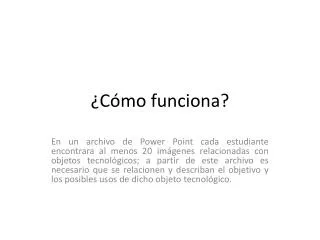 c mo funciona