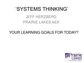 systems thinking