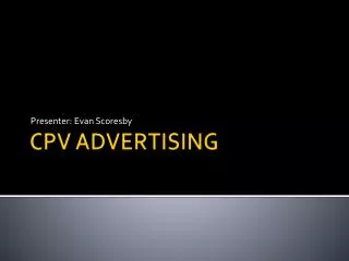 CPV ADVERTISING