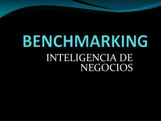 benchmarking