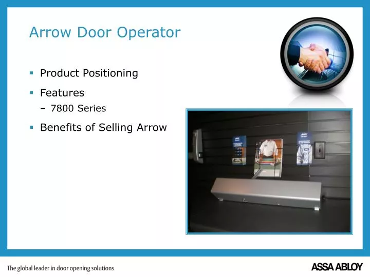 arrow door operator