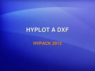 hyplot a dxf