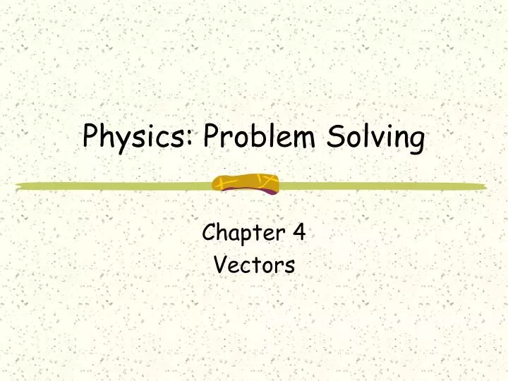 physics problem solving