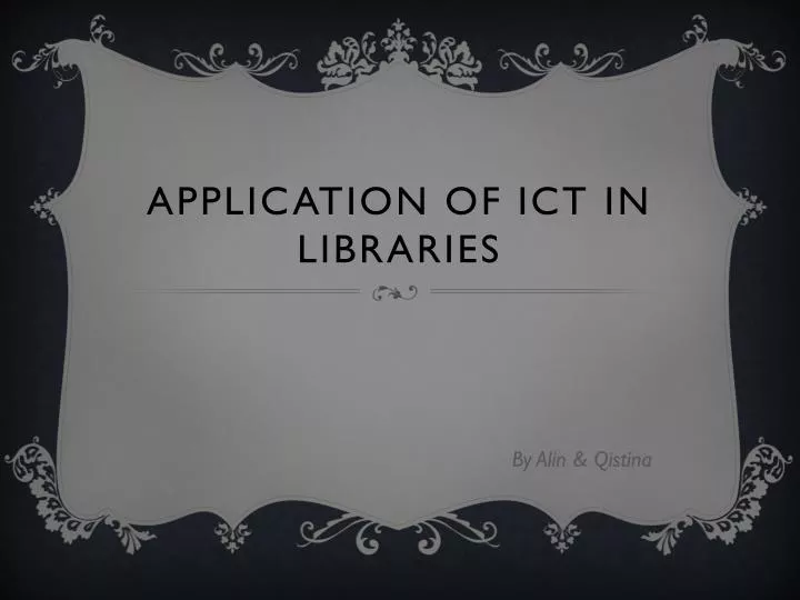 application of ict in libraries