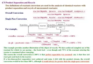 4.7f Product Separation and Recycle