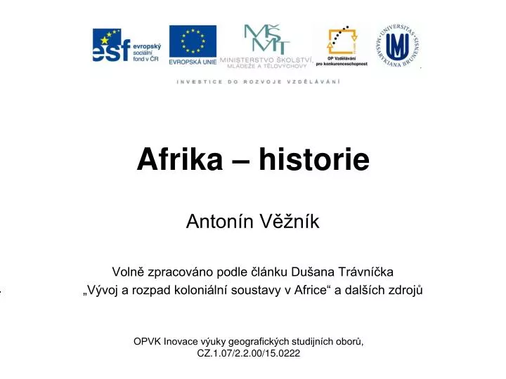 afrika historie