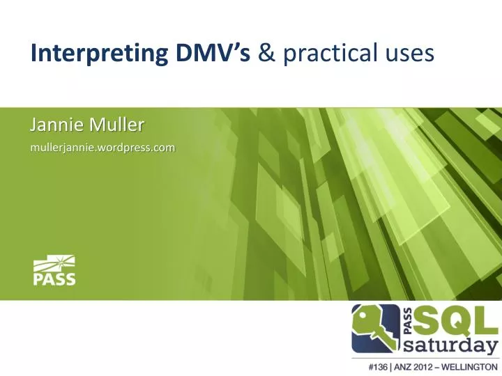 interpreting dmv s practical uses