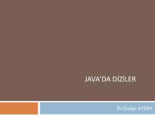 dr galip aydin