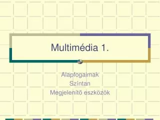 multim dia 1