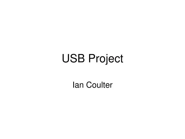 usb project