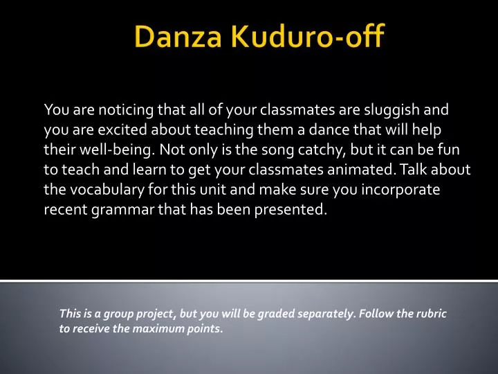 danza kuduro off