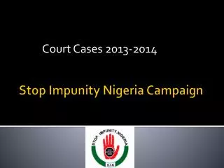 Stop Impunity Nigeria Campaign
