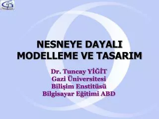 nesneye dayali modelleme ve tasarim