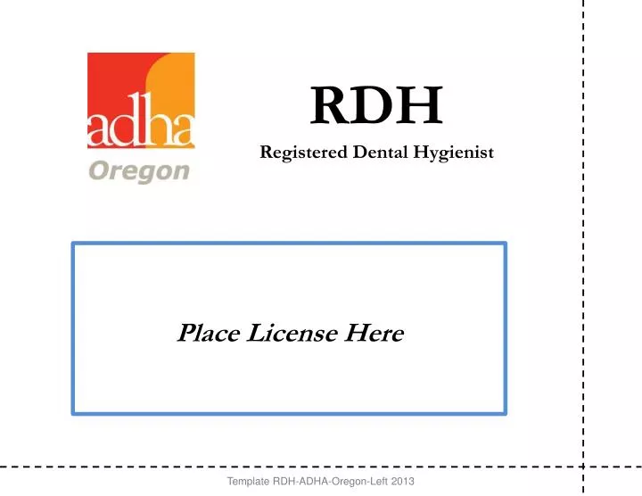 rdh registered dental hygienist