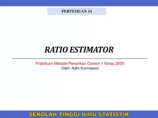 ratio estimator