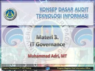 materi 3 it governance