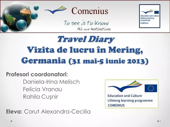 travel diary vizita de lucru n mering germania 31 mai 5 iunie 2013