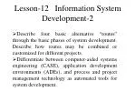 Exploring Alternative Routes in Information System Development Methodologies - slide 1