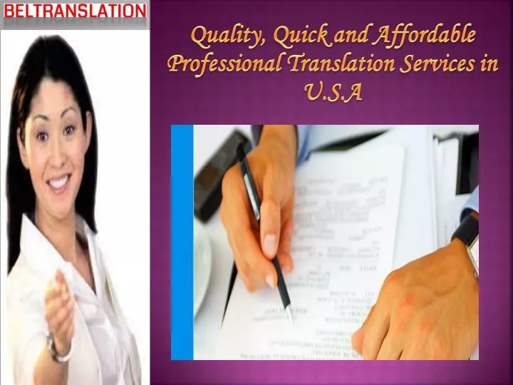 quality quick and affordable professional translation services in u s a