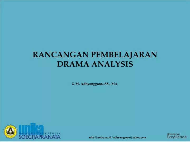 rancangan pembelajaran drama analysis