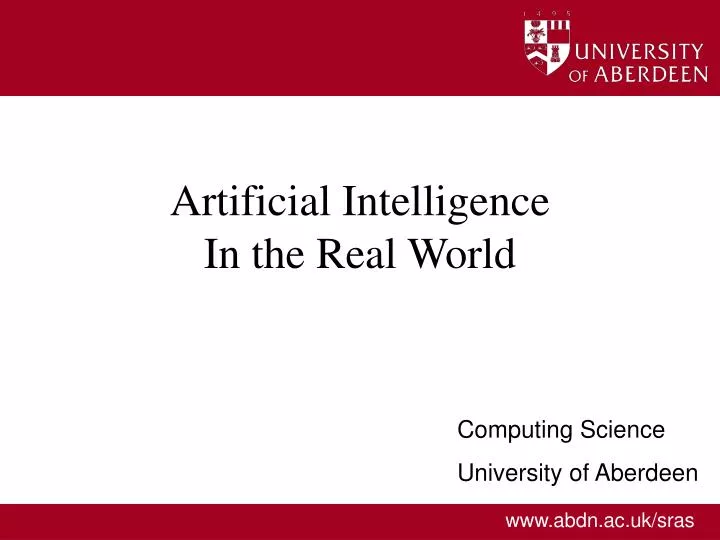 artificial intelligence in the real world