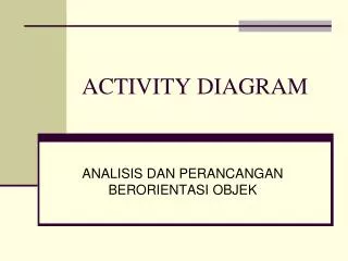 activity diagram