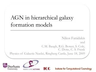 AGN in hierarchical galaxy formation models