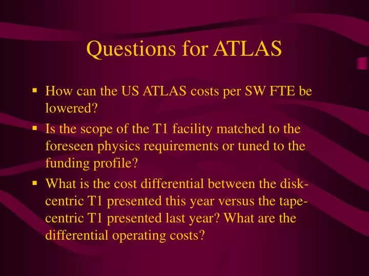 questions for atlas