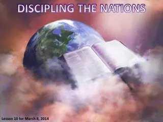 DISCIPLING THE NATIONS