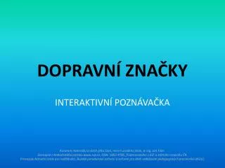 dopravn zna ky