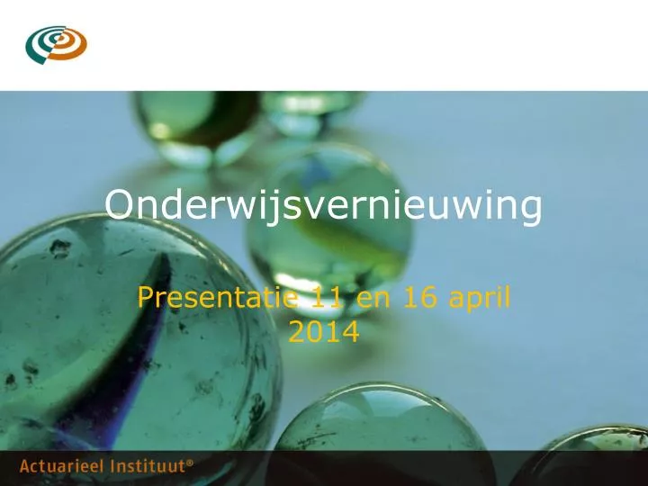 onderwijsvernieuwing