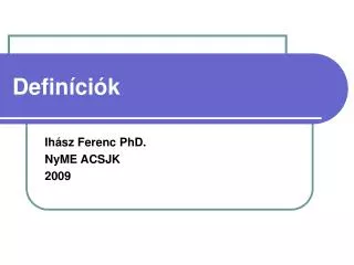 defin ci k
