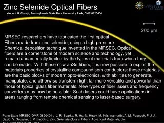 Zinc Selenide Optical Fibers