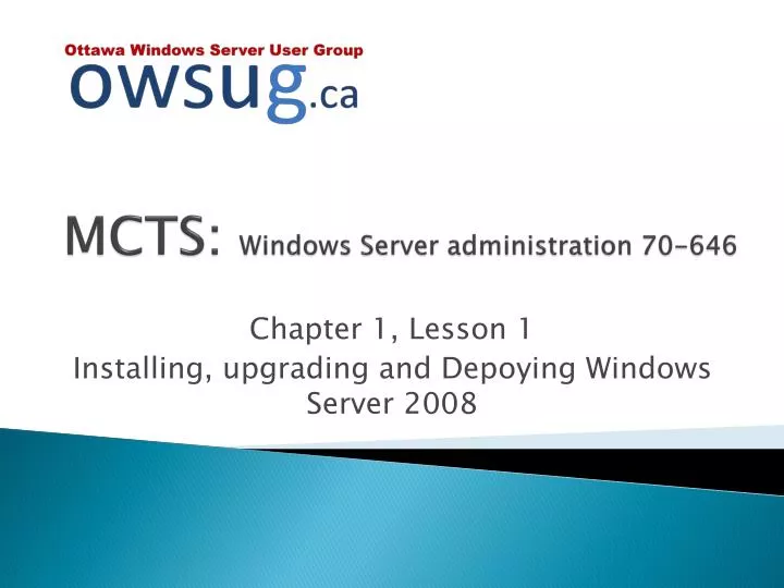 mcts windows server administration 70 646