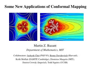 Some New Applications of Conformal Mapping