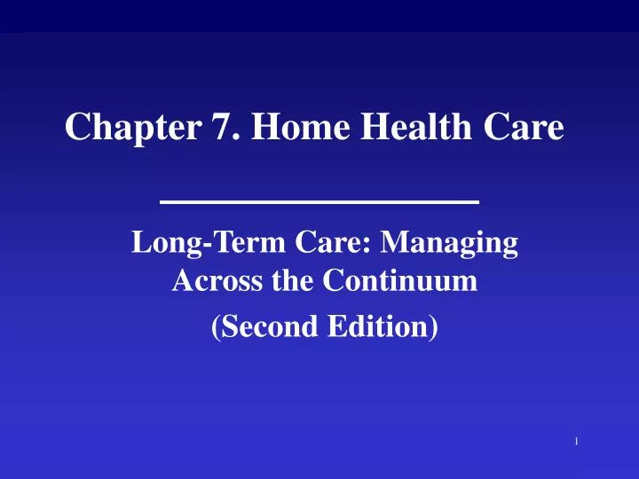 chapter 7 home health care