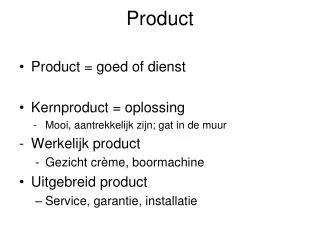 product