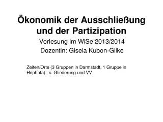 konomik der ausschlie ung und der partizipation
