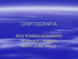 criptografia