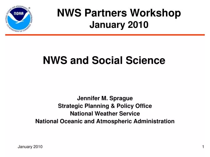 nws and social science