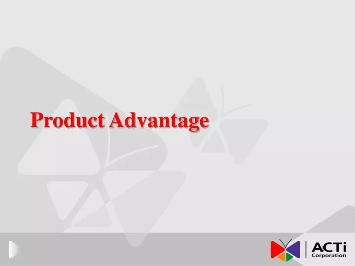 product advantage