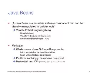 java beans