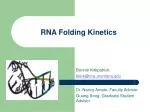 Exploring RNA Folding Kinetics Using Probabilistic Roadmap Methods - slide 1