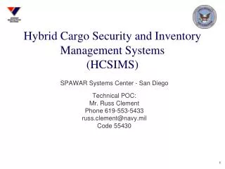 Hybrid Cargo Security and Inventory Management Systems (HCSIMS)